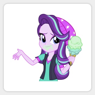 Starlight Glimmer with ice cream 1 Sticker